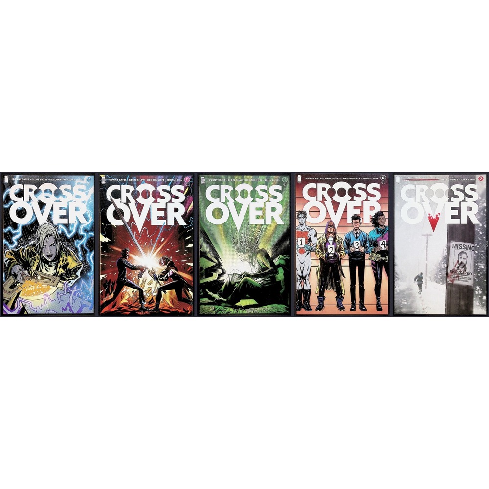 Crossover #7, #8, #10–12 Lot (2021–22, Image Comics) – NM Zdarsky, Cates, Hester